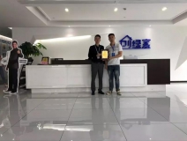 熱烈祝賀王總簽約創(chuàng)綠家南京市區(qū)級(jí)代理！